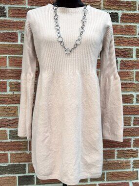 Intrend Max Mara Group Italian Knit Sweater Dress – Blush Size M / L